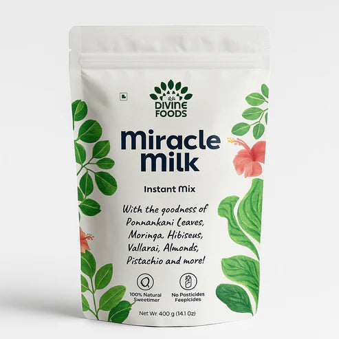 Miracle Milk (Moringa) Instant Latte Mix - Divine Foods
