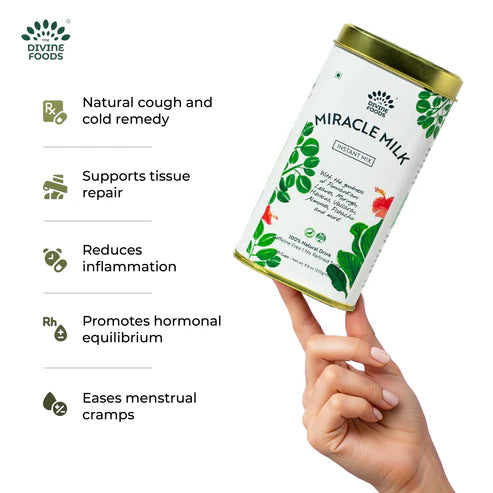 Miracle Milk (Moringa) Instant Latte Mix - Divine Foods