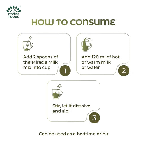 Miracle Milk (Moringa) Instant Latte Mix - Divine Foods