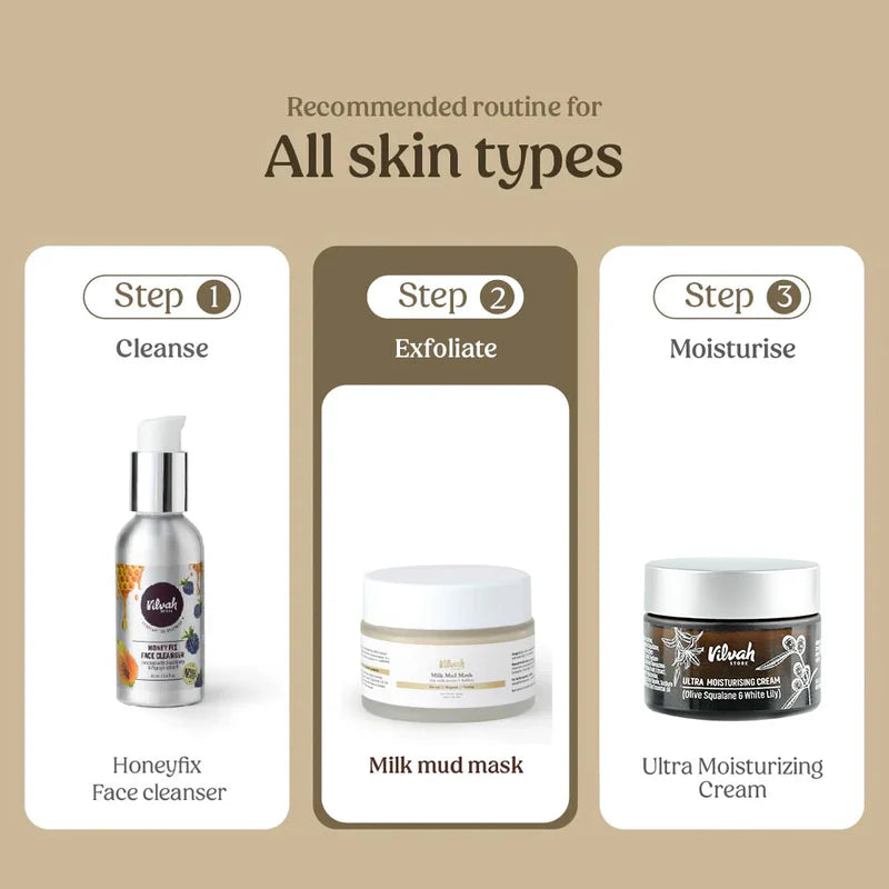 Milk Mud Mask (Immediate Brightness) - Vilvah