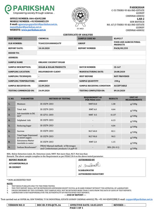 Organic Coconut Sugar - Divine Foods