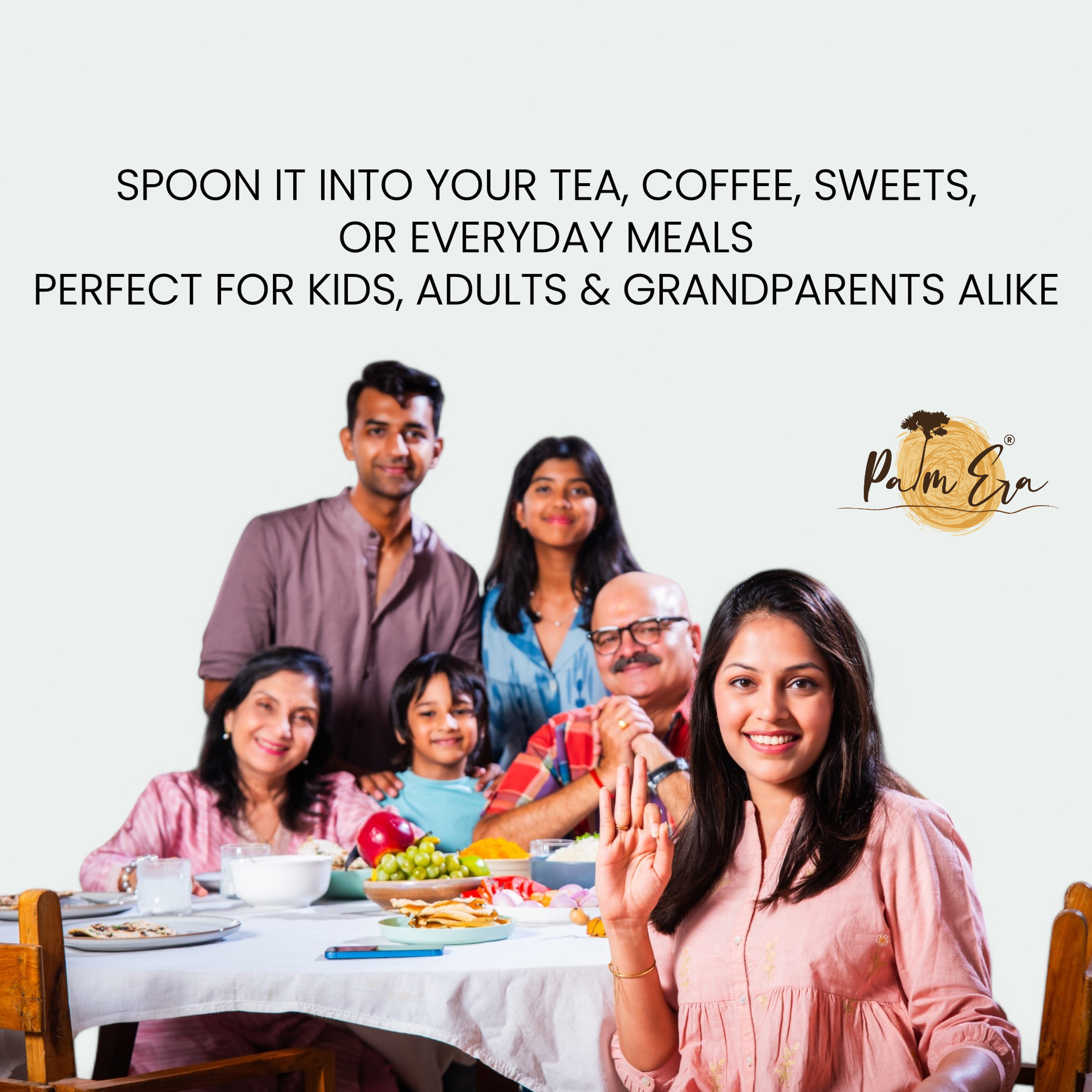 Mom & Kids Palm Jaggery Powder (Gusset Box) - Palm Era