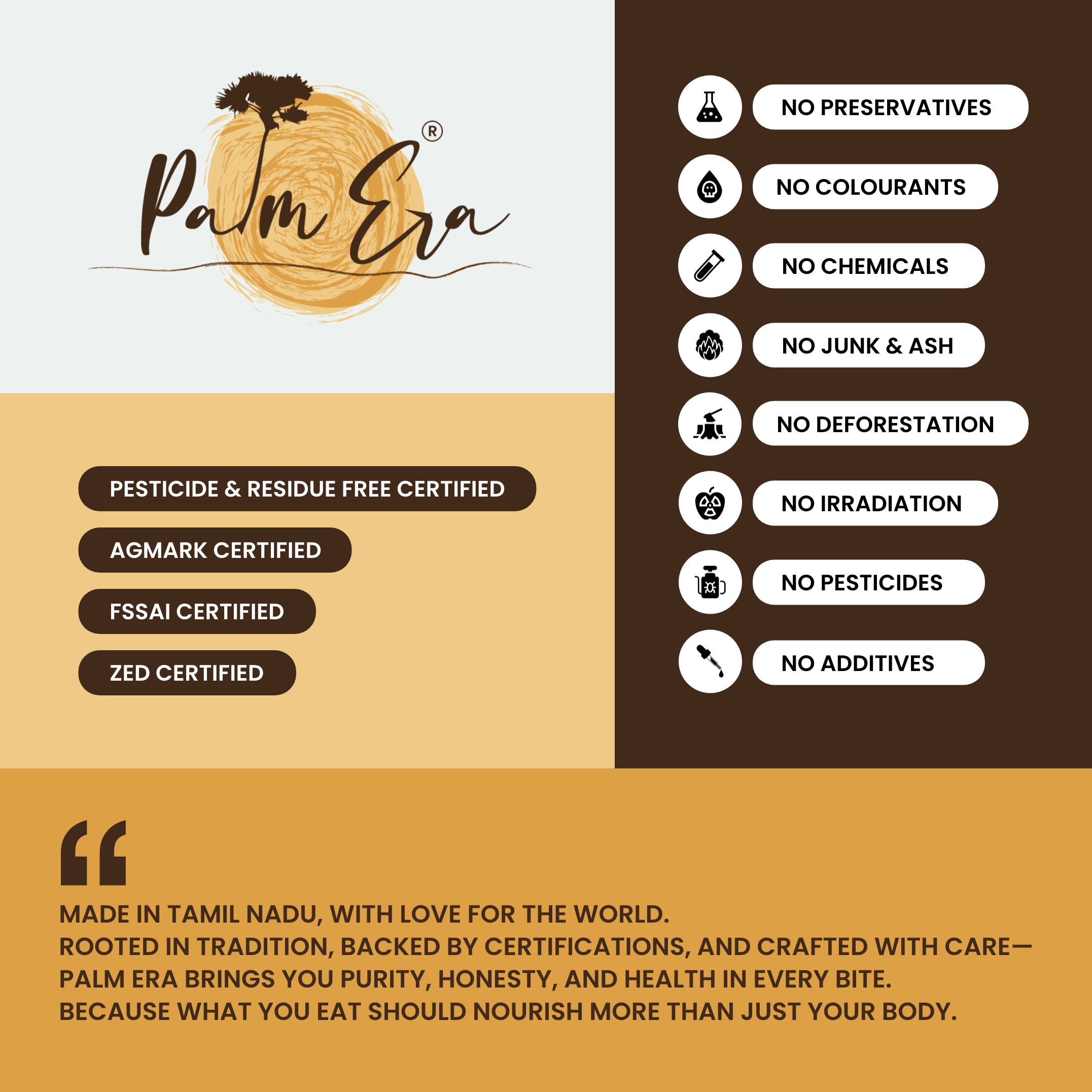 Palm Jaggery Powder - 30 Sachets - Palm Era