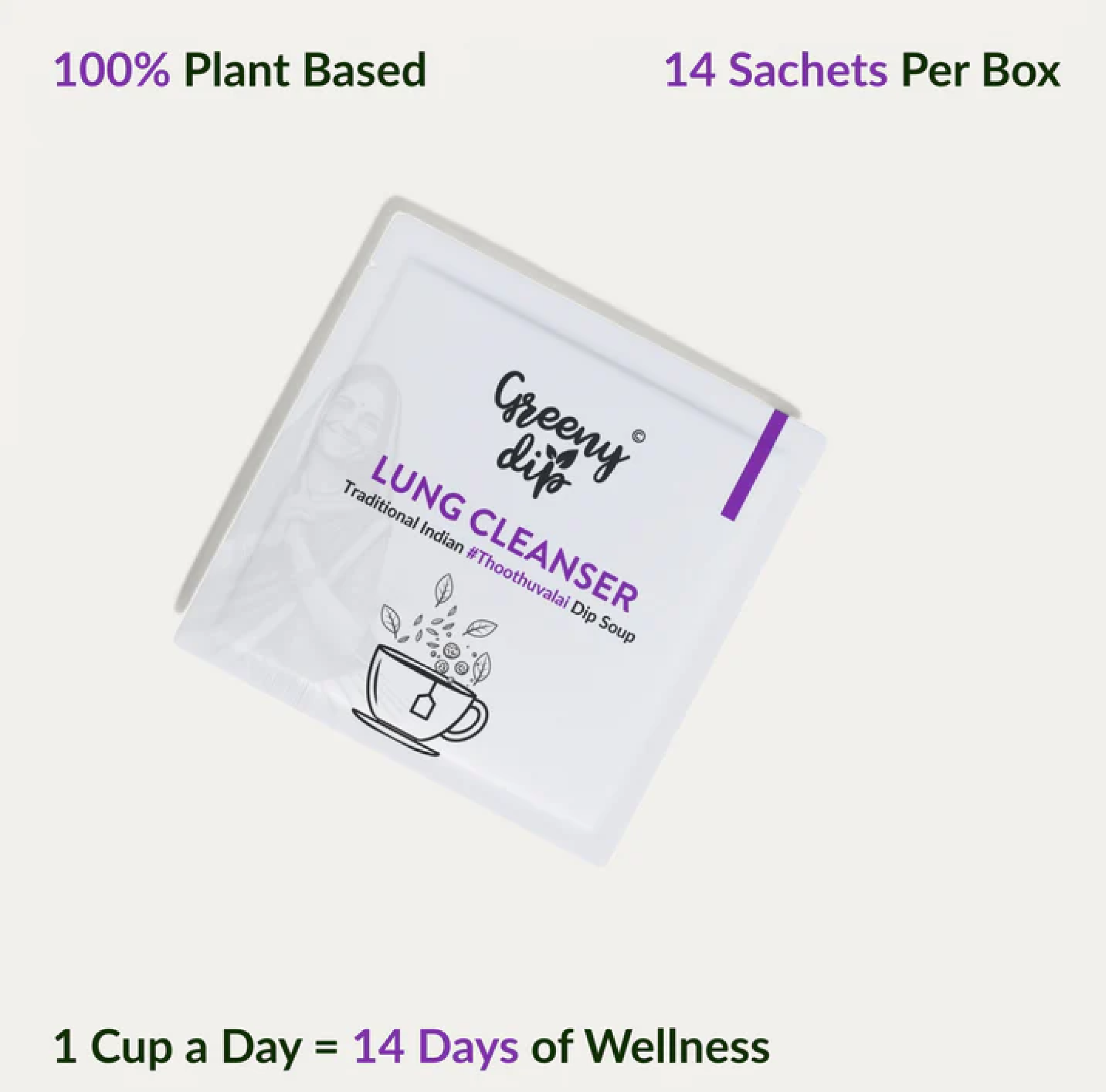 Dip Soup - Purple Nightshade Wellness Sachet - Keerai Kadai