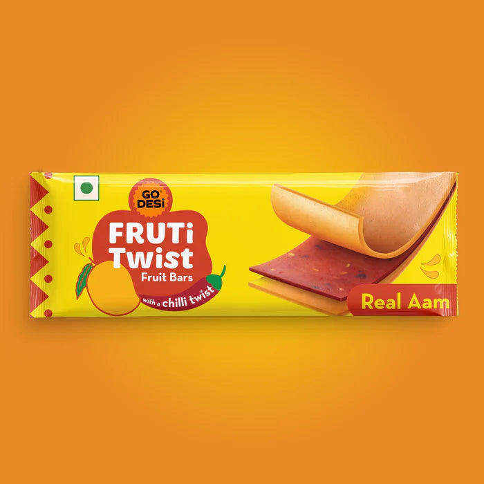 Fruiti Twist pack of 10 - Real aam - GO DESi