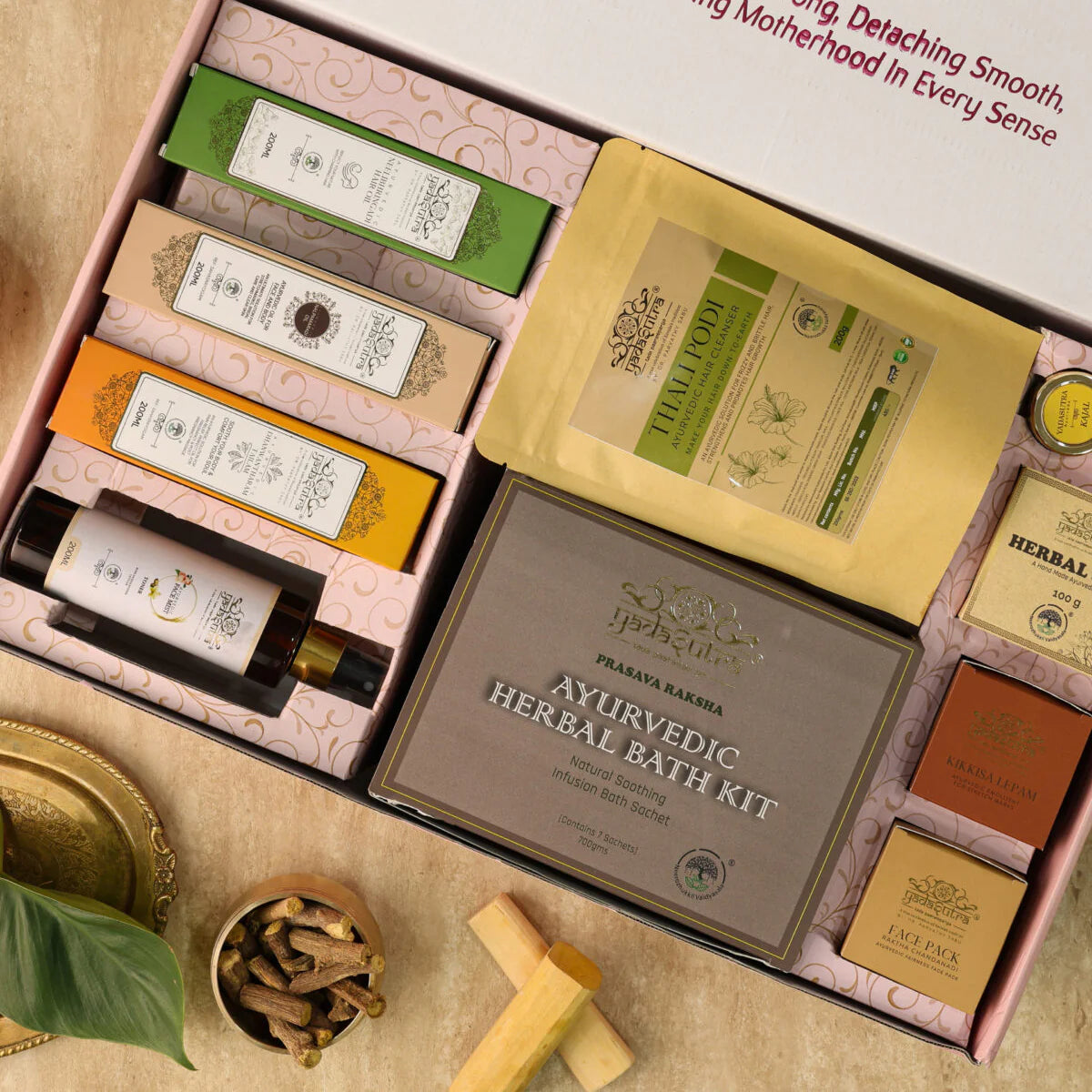 Soothika Kit | Signature Ayurvedic Kit for Pregnant and New Mom - YadaSutra