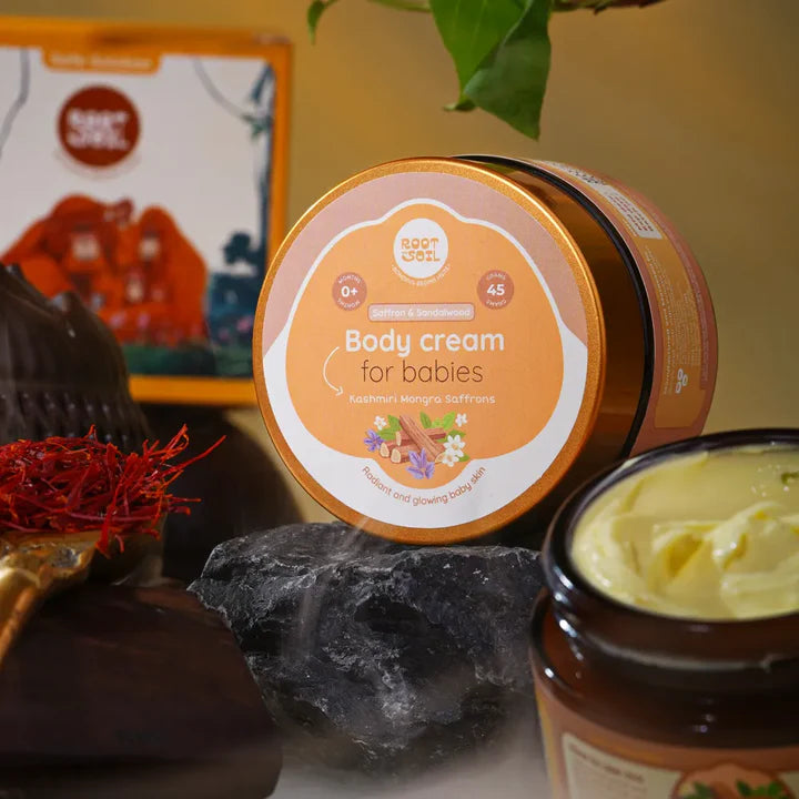 Saffron & Sandalwood Body Cream Root and Soil
