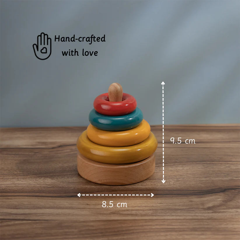 Simple Stacker Colored - Ariro Toys