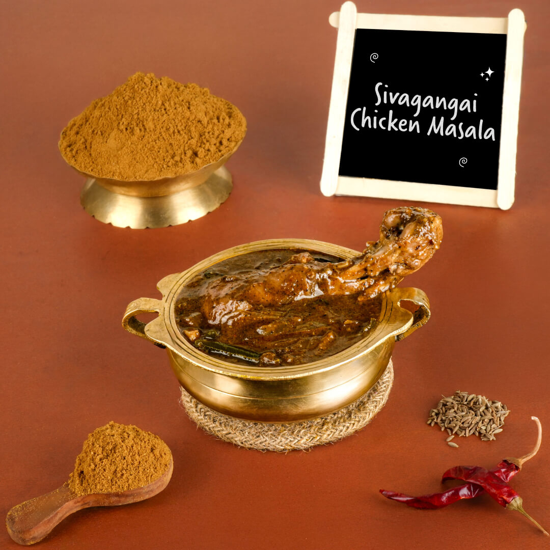 Sivagangai Chicken Masala - Oorla