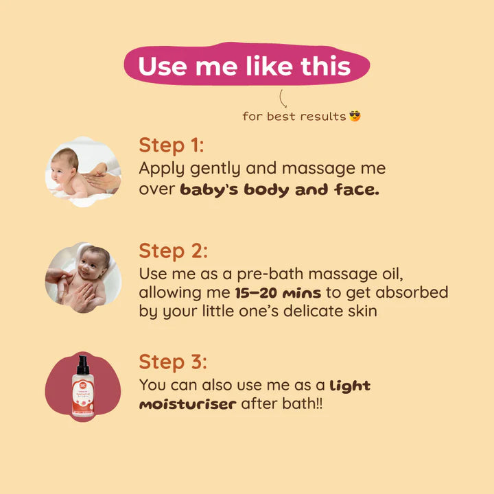 Petal Soft Massage Oil for Babies Root and Soil