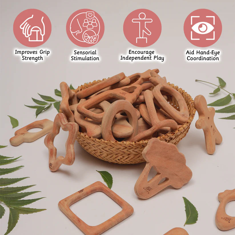 Wooden Teethers - Treats - Ariro Toys