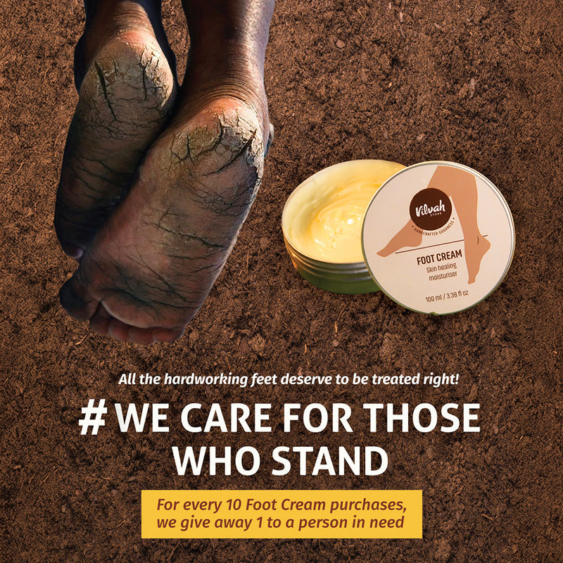 Foot Cream (Treats Cracked Heels) - Vilvah