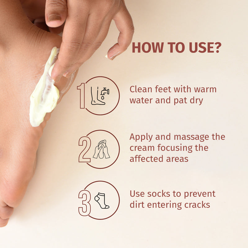 Foot Cream (Treats Cracked Heels) - Vilvah
