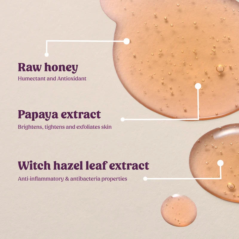 Honey Fix Facewash (10% Raw Honey) - Vilvah