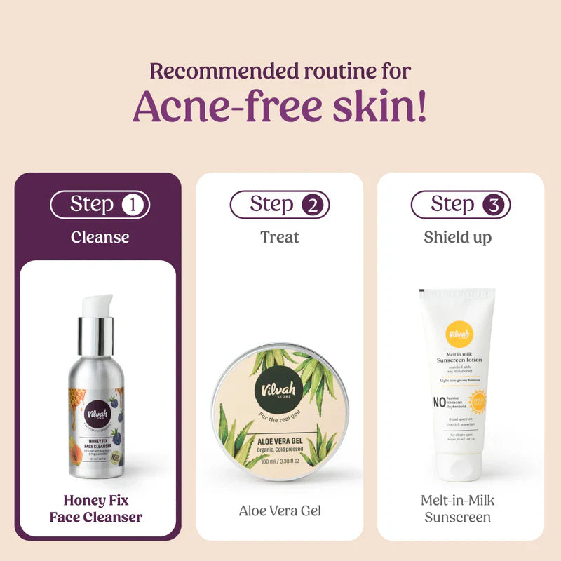 Honey Fix Facewash (10% Raw Honey) - Vilvah