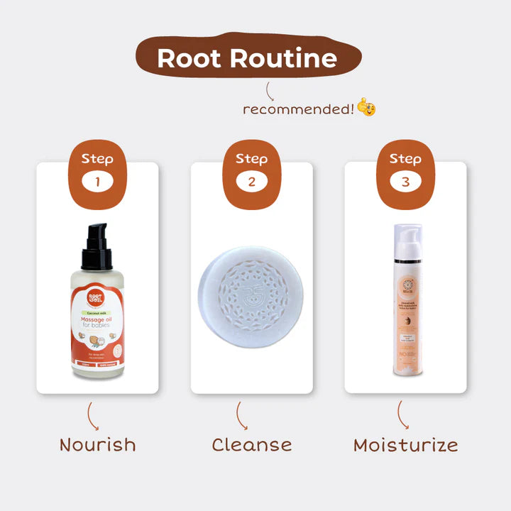 Coconut Milk Baby Massage Oil (Classic) Root and Soil
