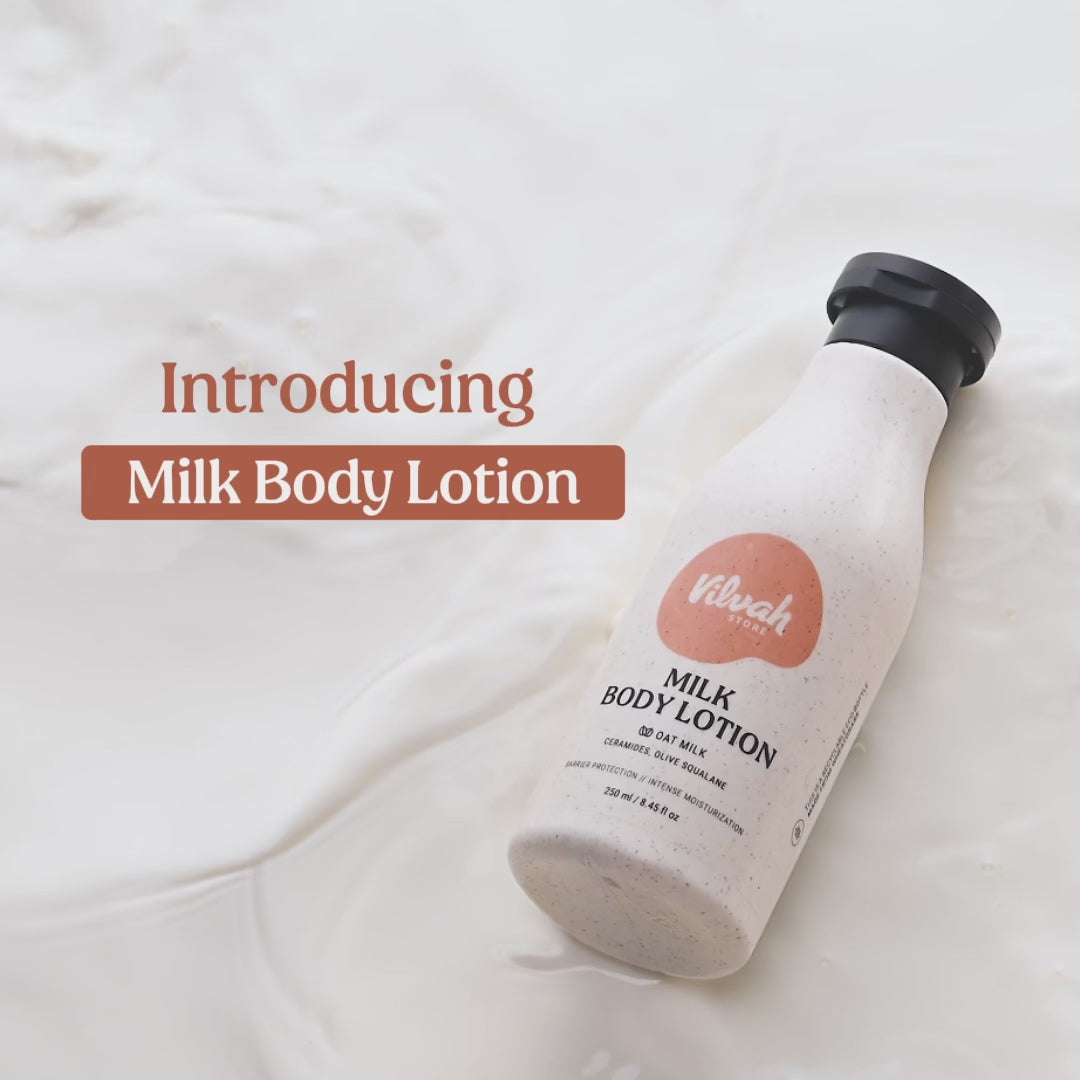 Load video: Milk Body Lotion - Vilvah
