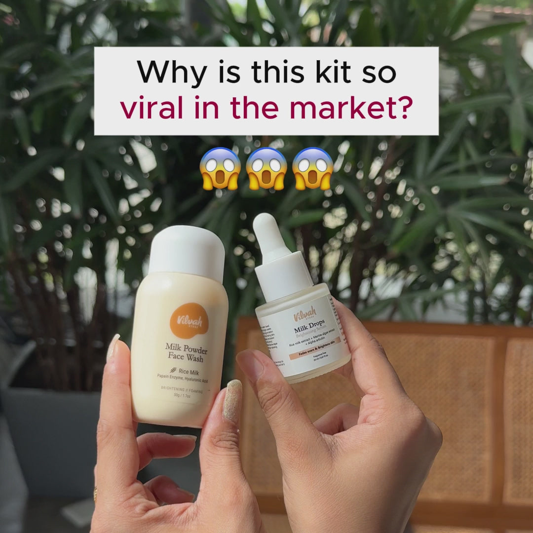 Load video: Face Brightening Kit - Vilvah