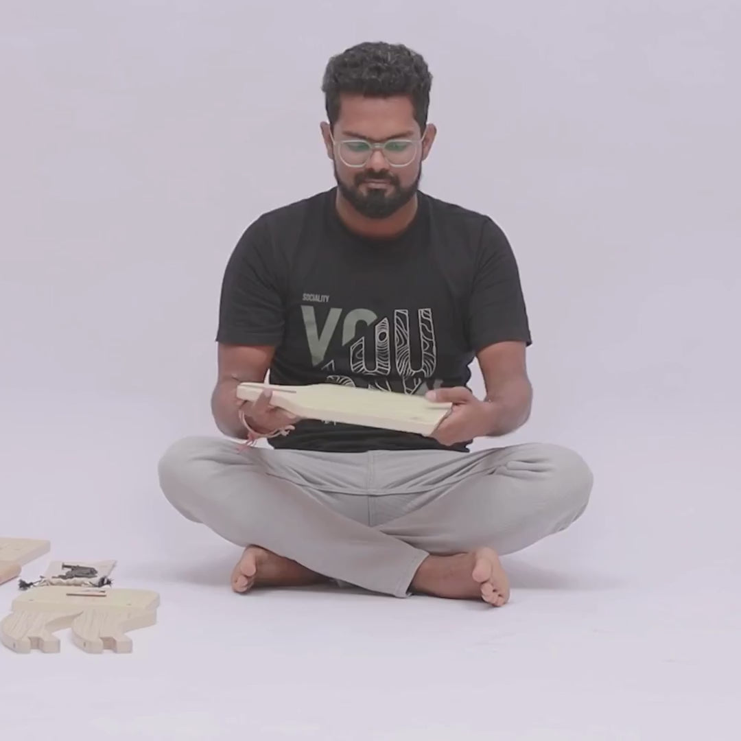 Load video: Traditional Rocking Horse - Ariro Toys