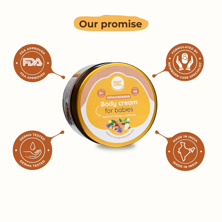 Saffron & Sandalwood Body Cream Root and Soil